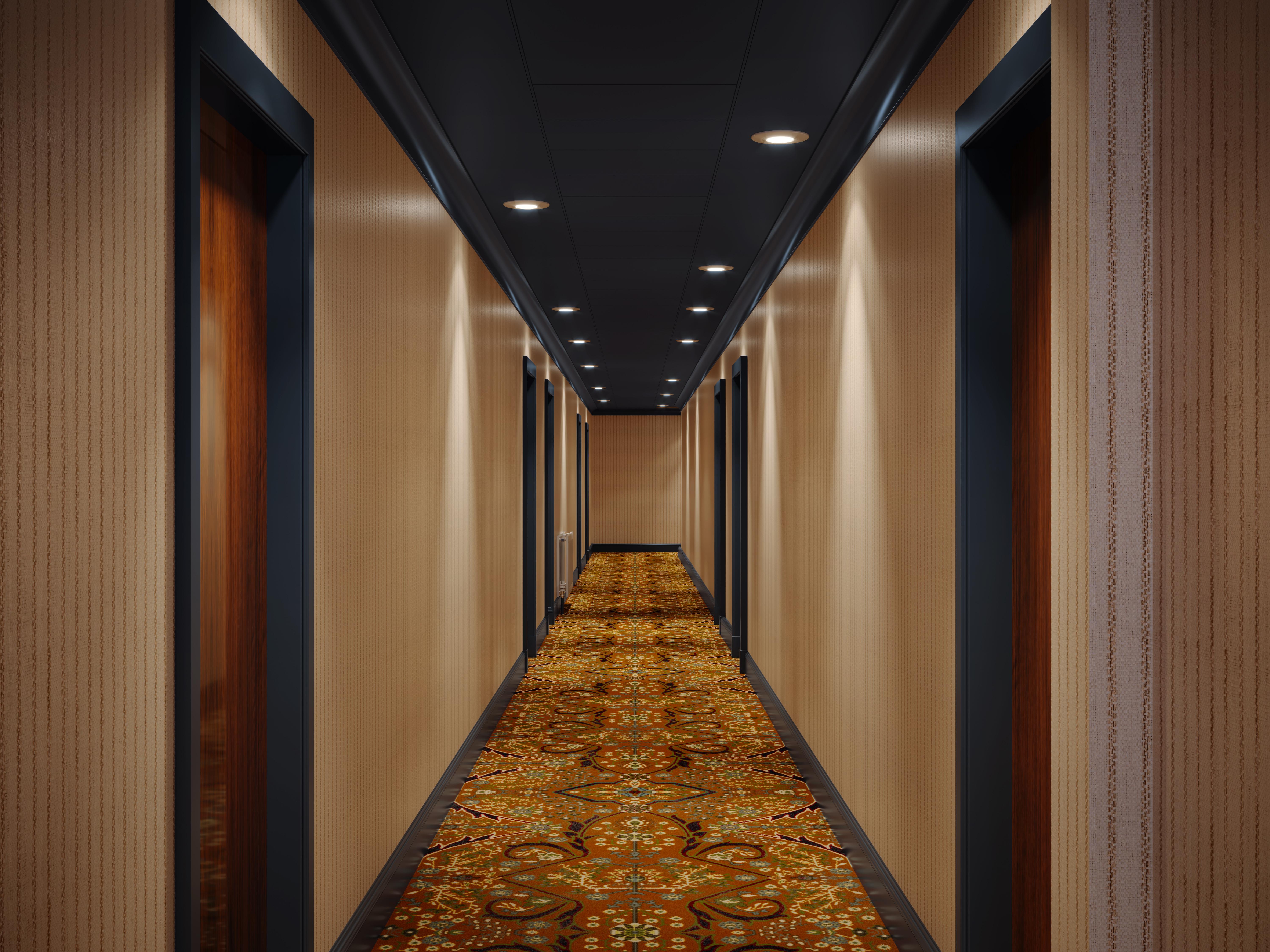 Marine Troon Hotel ภายนอก รูปภาพ A 3D rendering of a hotel corridor